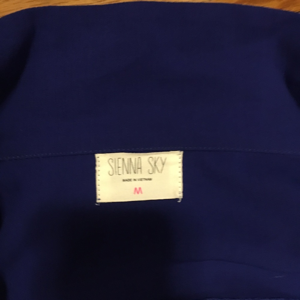 Blue button down dress - Picture 2 of 3